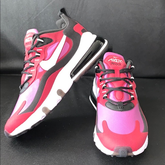Nike Air Max 270 React Red/Purple/White *NEW* - Picture 4 of 5
